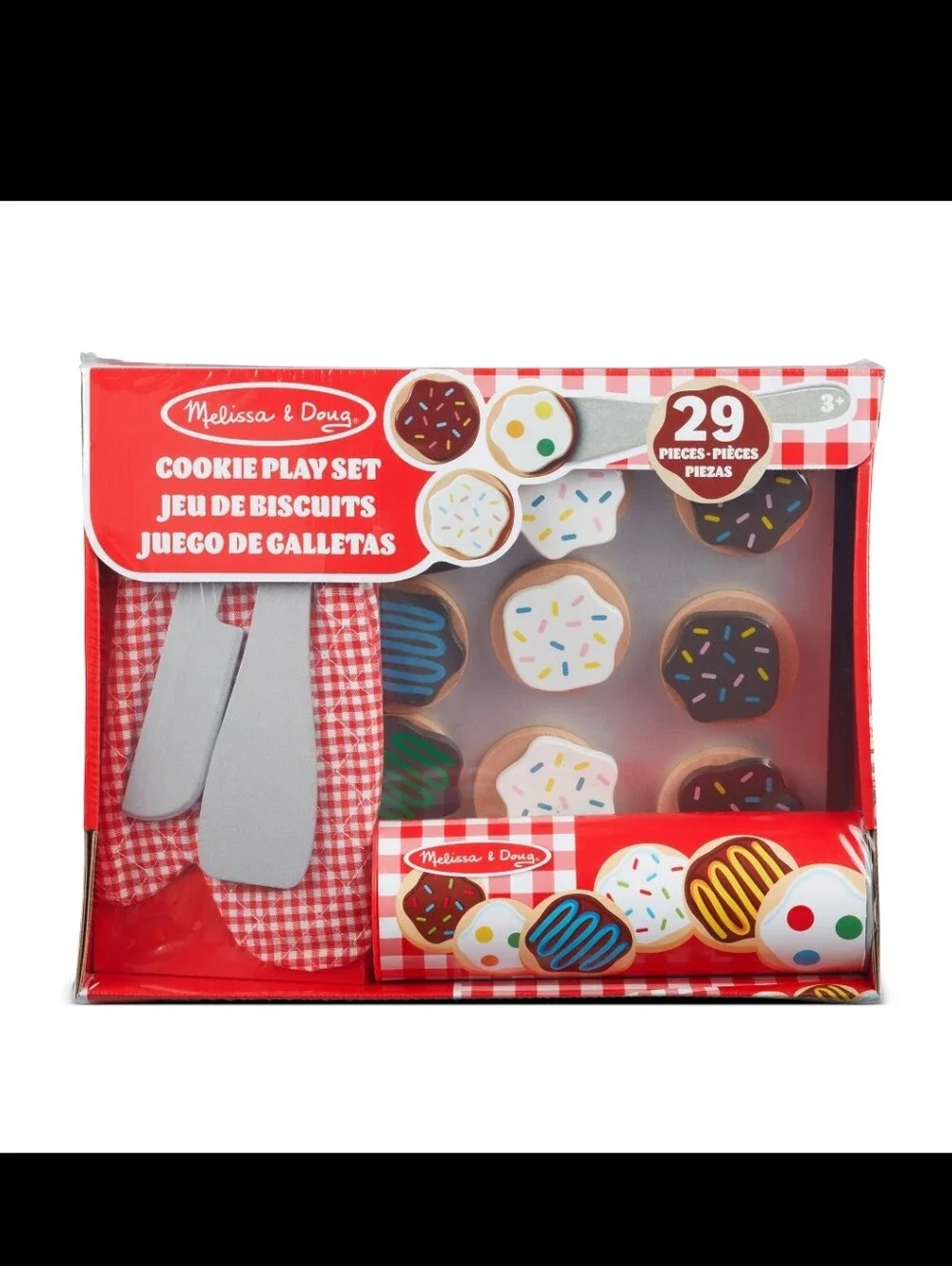 Melissa & Doug Red Play Baking Cookie Stack Set